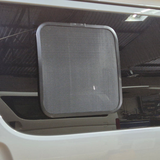 Aluminium Fly Screen for Toyota Hiace Crew Cab Windows (200 & 300 Series, 2005–2025)