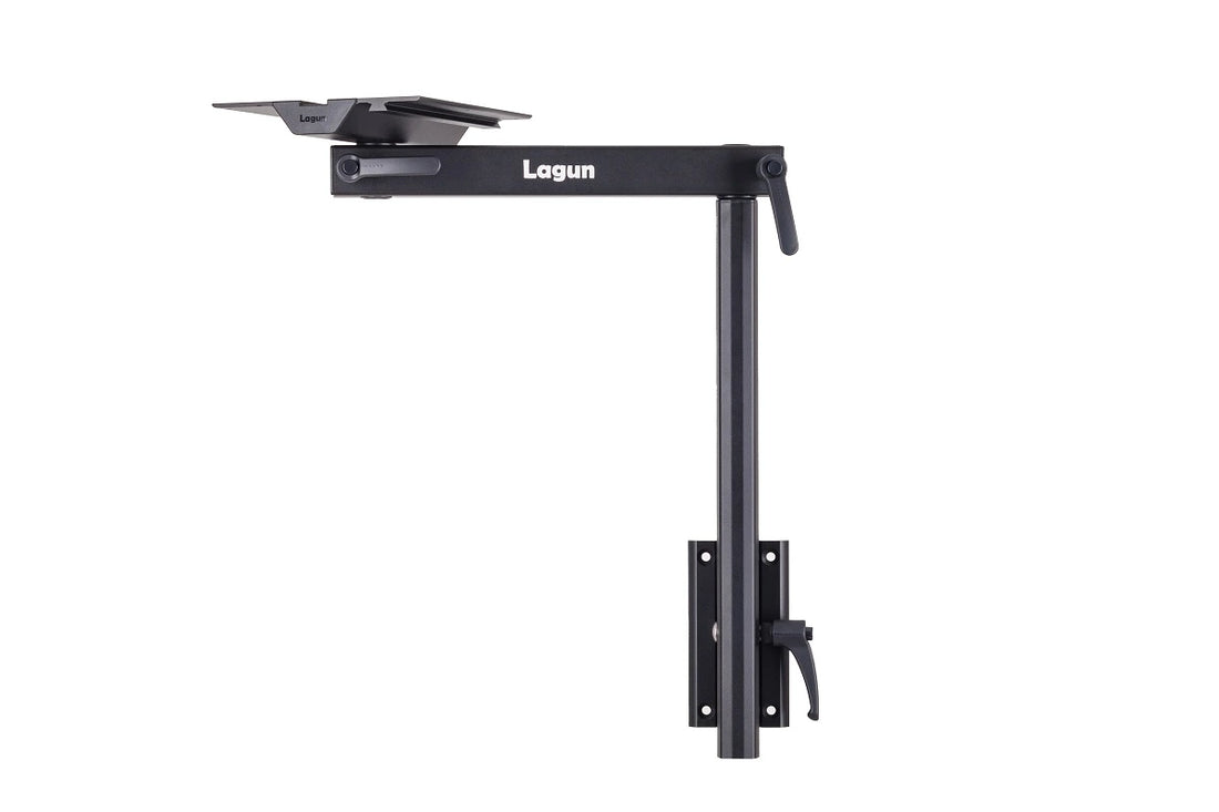 Black Lagun Swivel Folding Table leg for Caravans, RVs & Boats