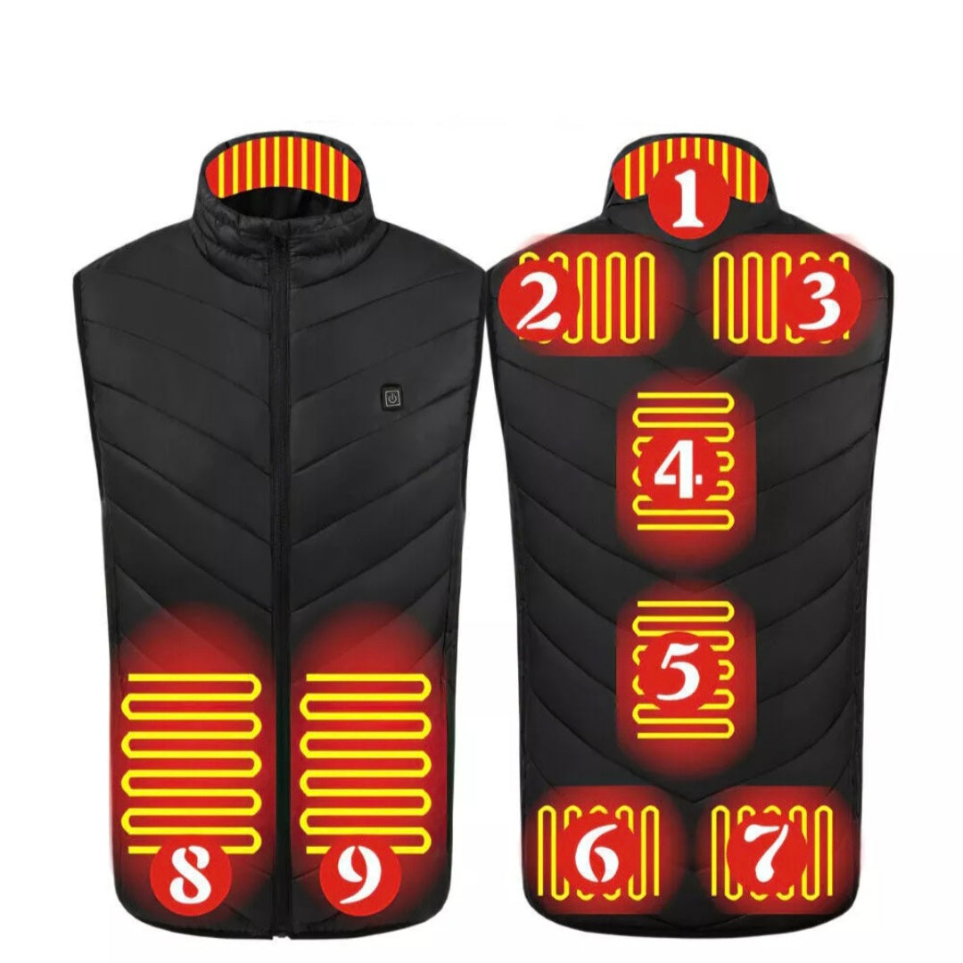 Electric Heated Vest with USB Power – Lightweight Body Warmer Jacket
