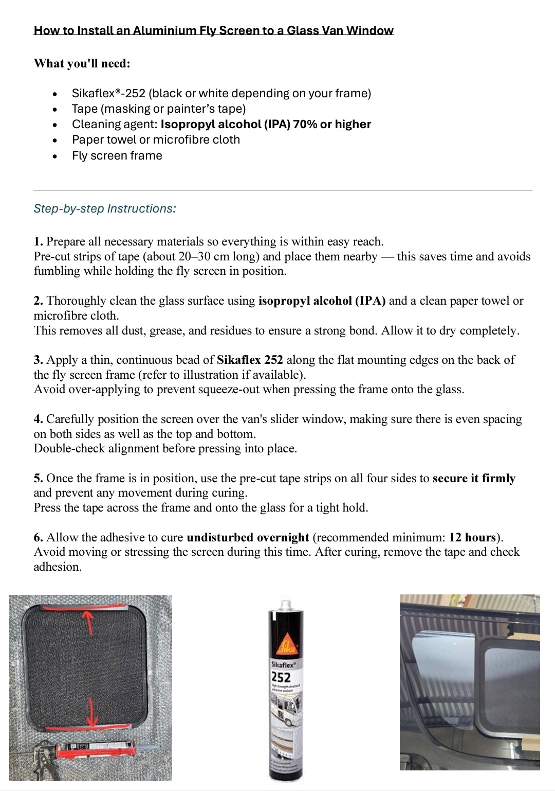 Aluminium Fly Screen for Toyota Hiace Crew Cab Windows (200 & 300 Series, 2005–2025)
