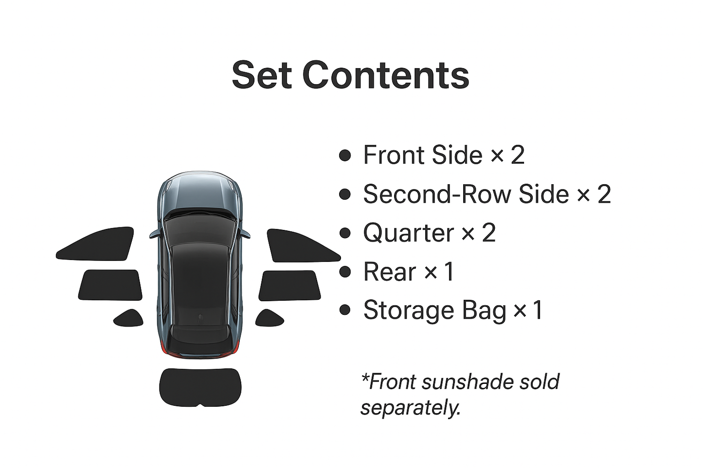 Toyota RAV4 (2019–2026) Magnetic Blackout Curtain Set Custom 7-Piece Kit Made in Japan