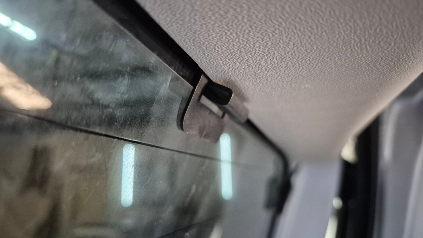 Hiace 200 Series LWB, Thermal Insulated, Standard LWB Dedicated Set of 8 Curtains, Car Sunshade, Blackout Shade, All Windows, Car Window Sunshade