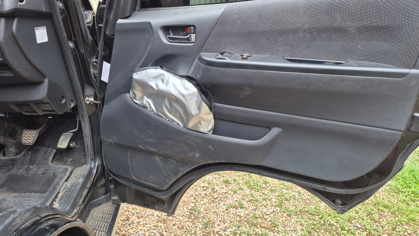 Toyota Hiace 200 Series Standard Body Sunshade 6-Layer UV  Protection Windshield Cover  Insulation & Light Shielding  Thermal