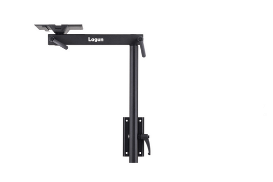 Black Lagun Swivel Folding Table leg for Caravans, RVs & Boats