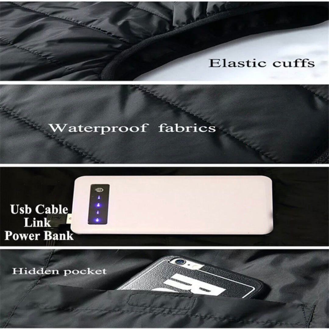 Electric Heated Vest with USB Power – Lightweight Body Warmer Jacket