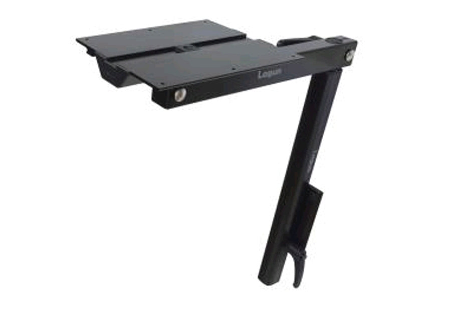 Black Lagun Swivel Folding Table leg for Caravans, RVs & Boats