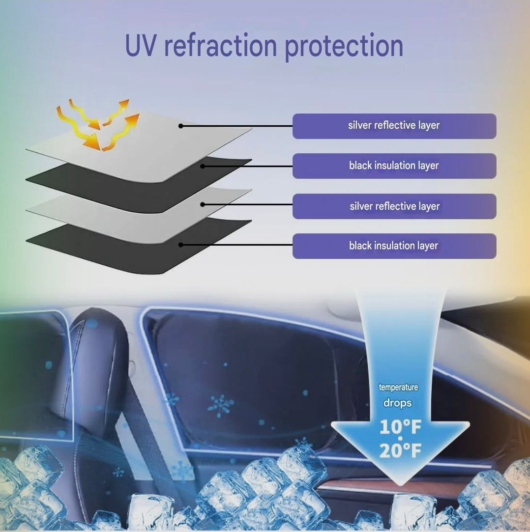 Toyota LandCruiser 250 Series Prado Sunshades - Custom Fit, Premium Japanese Quality, UV & Heat Protection